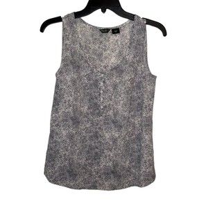 Eddie Bauer Purple and Gray blouse Tank Size Small